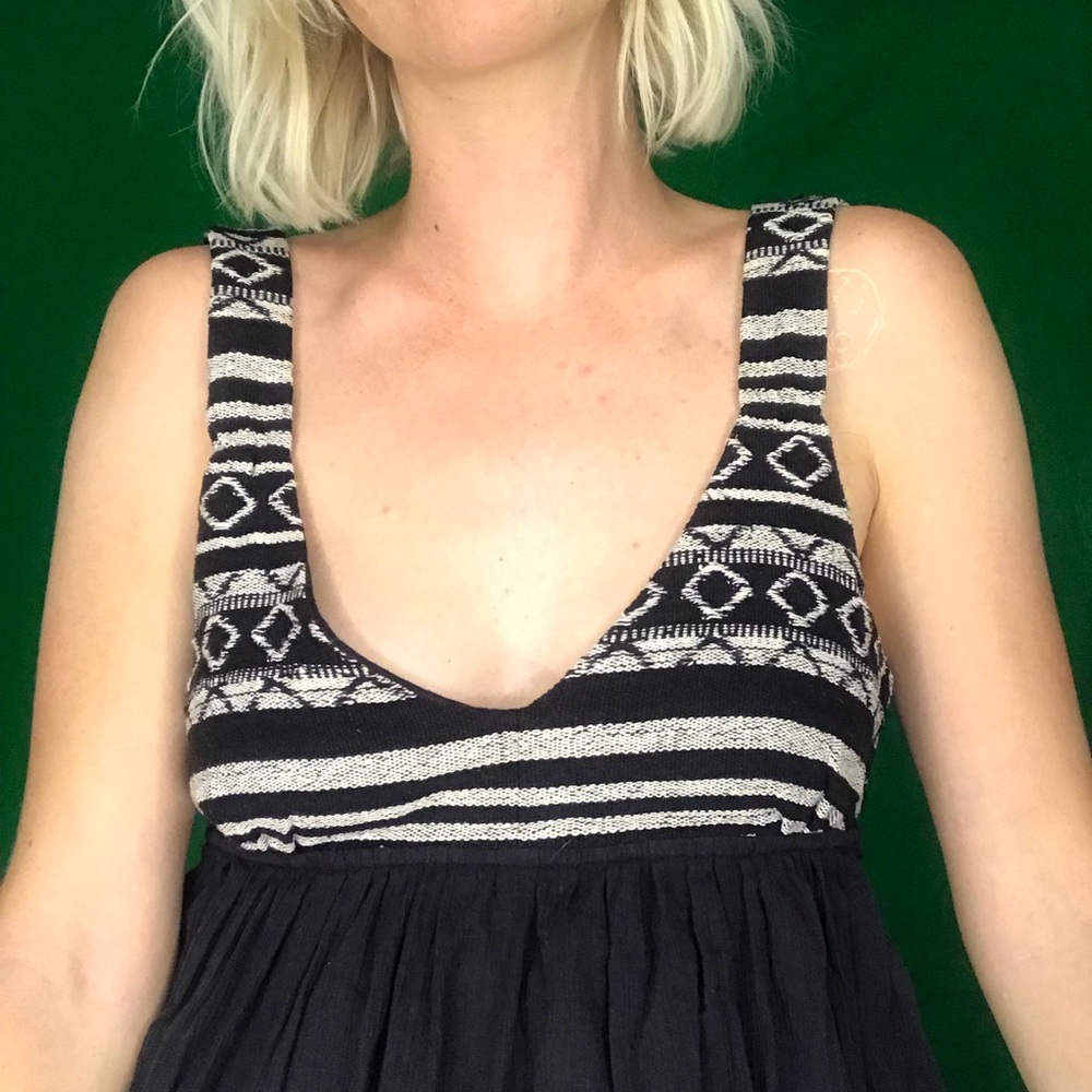 Roxy B&W Knit Top Dress